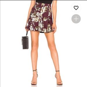 Tularosa Sandra Skirt in Maroon